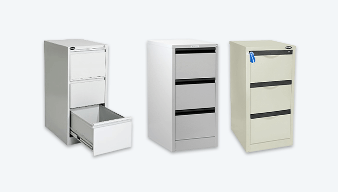 3 Drawers Filing Cabinets